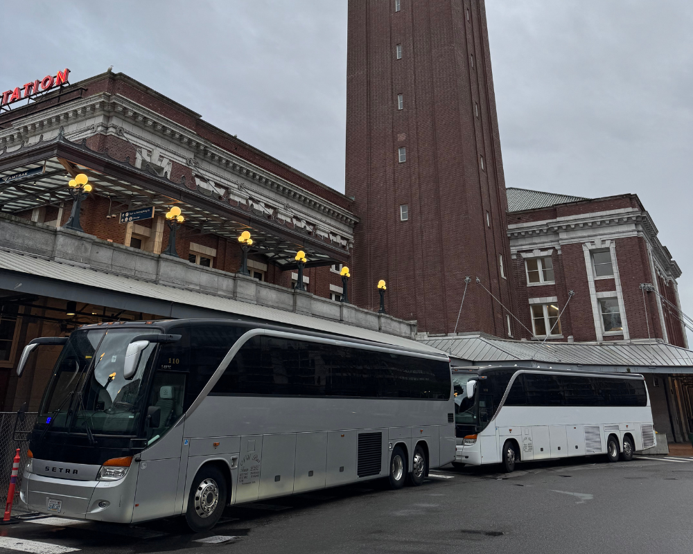 most popular charter bus destinations in and around Portland